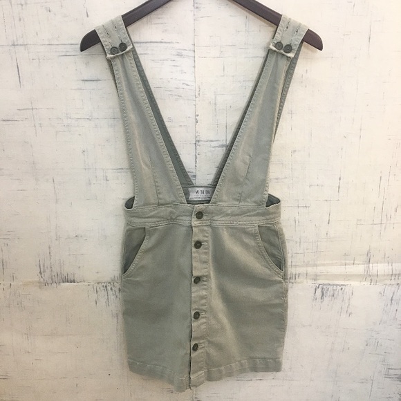 Free People Mallory Jumper in Olive Size 2 - Picture 3 of 8